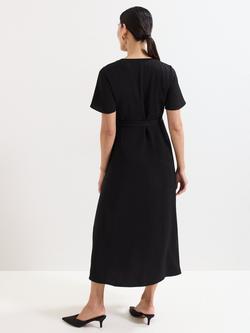 Phase Eight Julissa Wrap Midi Dress - view 2, Black