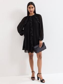 Phase Eight Layla Swing Mini Dress, Black