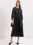 Phase Eight Lucie Pleated Dress, Green
