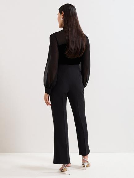 Phase Eight Stasia Tuxedo Trousers, Black - view 2, Black