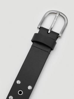 HUSH Eyelet Belt - view 2, Black