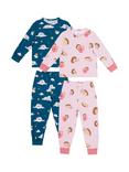 Chelsea Peers Kids' Long Sleeved Pyjamas, Set of 2