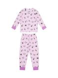 Chelsea Peers Kids' Long Sleeved Halloween Print Pyjamas, Pink
