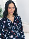 Chelsea Peers Mystic Moon Maternity Nightshirt, Navy