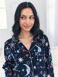 Chelsea Peers Mystic Moon Maternity Pyjama Set, Navy