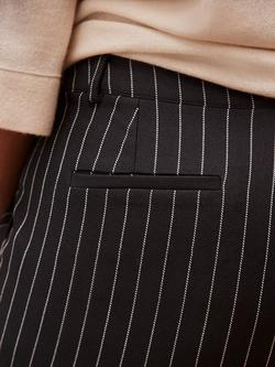 Live Unlimited Curve Pinstripe Tailored Trousers, Black - view 2, Black