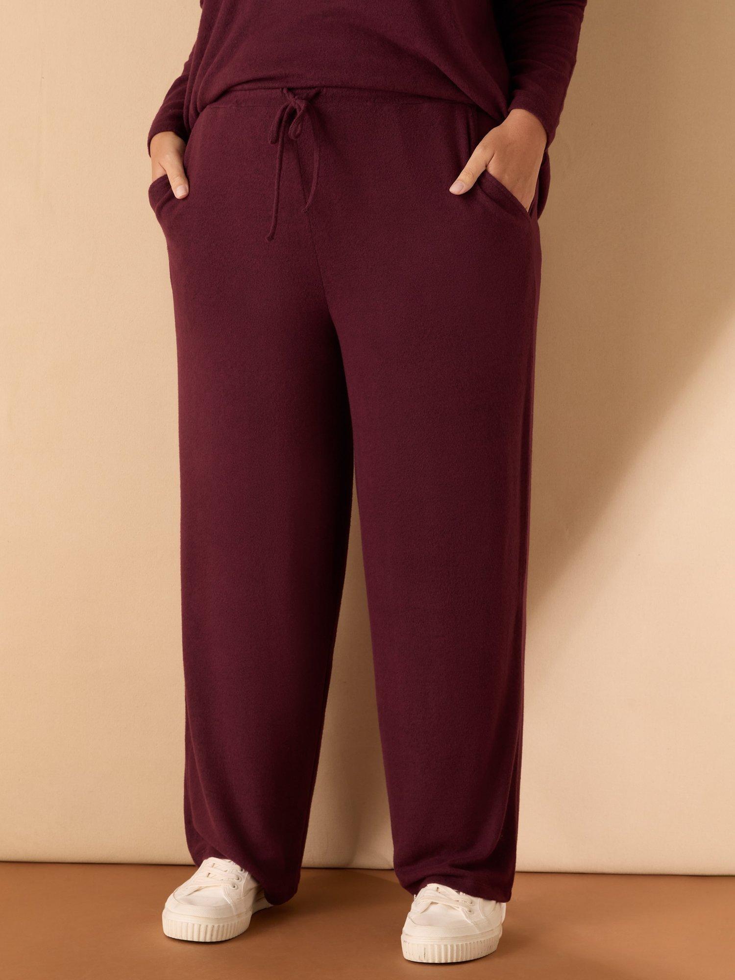 Product image 2 of 3, which shows Live Unlimited Curve Supersoft Trousers, Red, 12