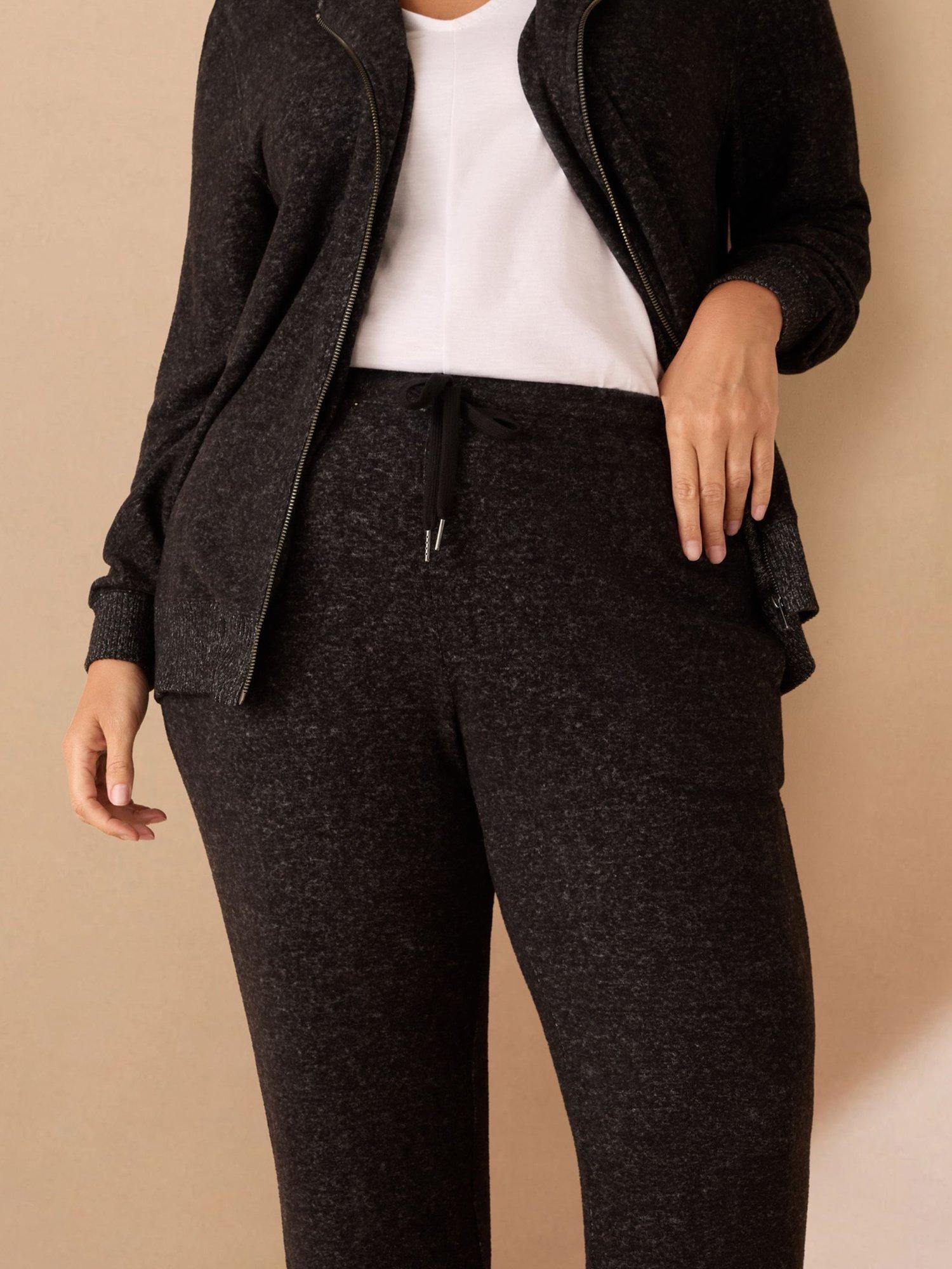 Product image 2 of 3, which shows Live Unlimited Curve Tapered Joggers, Grey, 14