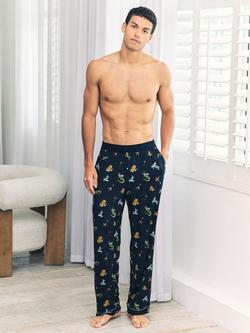 Chelsea Peers Wild Dining Print Bottoms, Navy