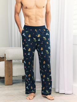 Chelsea Peers Wild Dining Print Bottoms - view 2, Navy