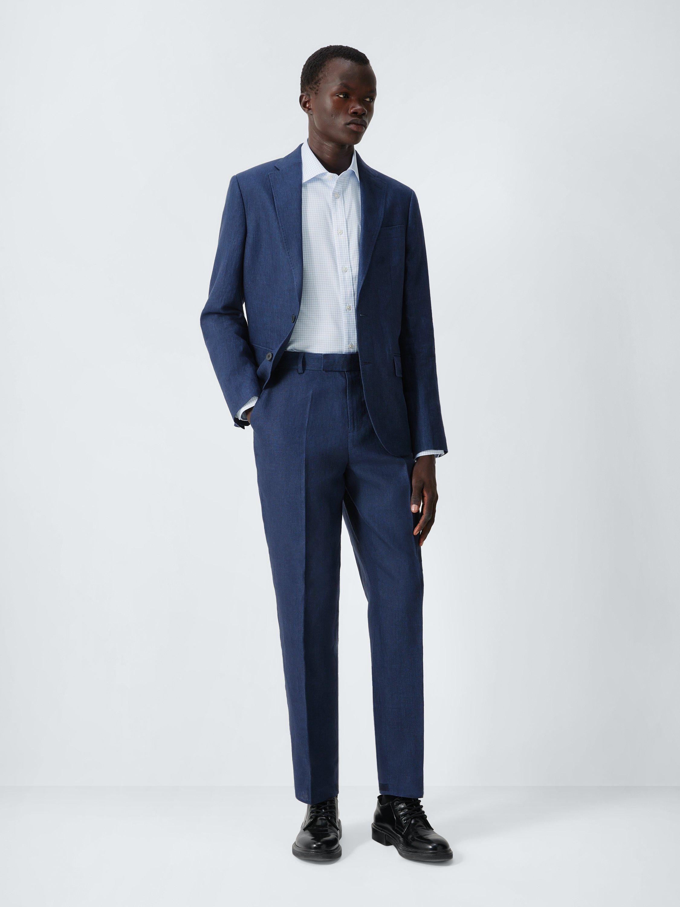 Product image 3 of 8, which shows John Lewis Grid Check Regular Fit Cotton Shirt, White, 15/R