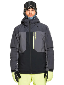 Quiksilver Dawson Ski Jacket, True Black, True Black