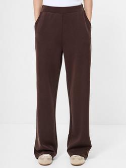 French Connection Wren Slim Straight Trousers, Bitter Chocolate
