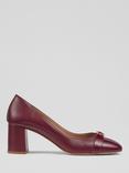 L.K.Bennett Kate Closed Court Shoes, Burgundy