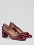 L.K.Bennett Kate Closed Court Shoes, Burgundy