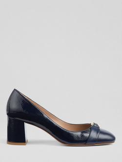 L.K.Bennett Kate Closed Court Shoes, Navy, Navy