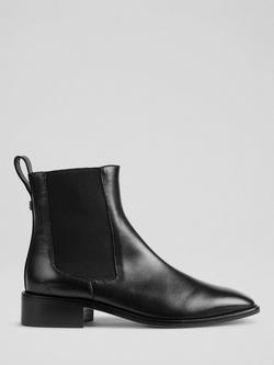 L.K.Bennett Hattie Leather Chelsea Boots, Black