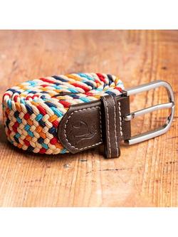 Swole Panda ZigZag Woven Belt, Multi - view 2, Multi