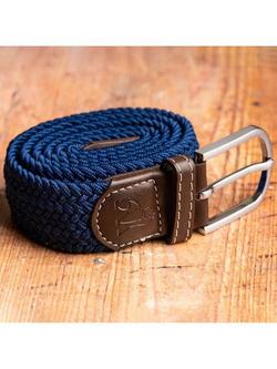 Swole Panda Woven Belt, Navy - view 2, Navy