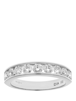 Mogul 18ct White Gold Diamond Eternity Ring, White
