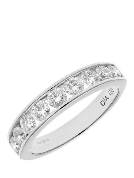 Mogul 18ct White Gold Diamond Eternity Ring - view 2, White