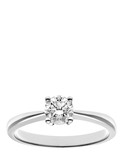 Mogul 18ct White Gold Diamond Engagement Ring, White