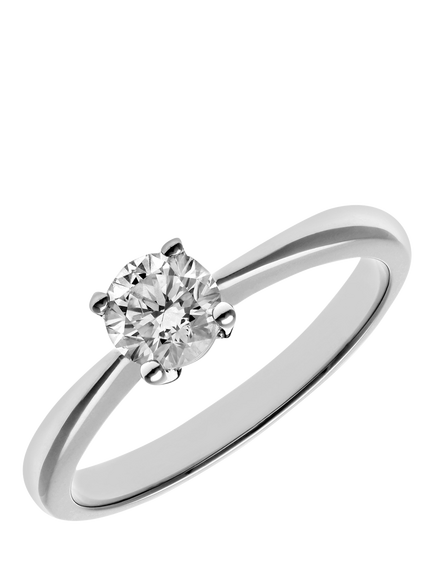 Mogul 18ct White Gold Diamond Engagement Ring - view 2, White