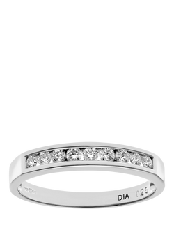 Mogul 18ct White Gold Diamond Eternity Ring, White