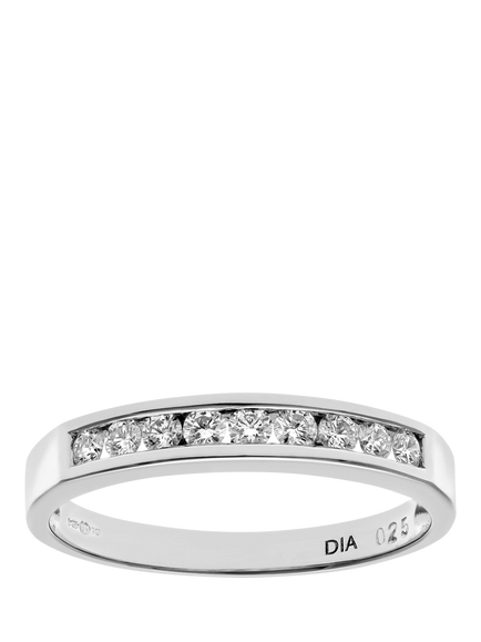 Mogul 18ct White Gold Diamond Eternity Ring, White