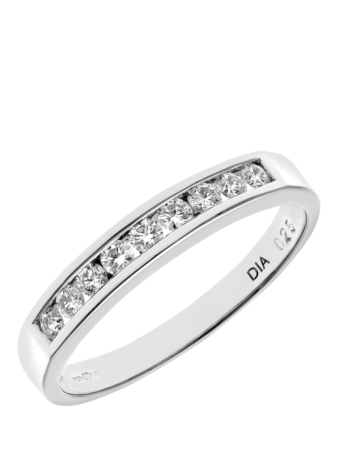 Product image 2 of 5, which shows Mogul 18ct White Gold Diamond Eternity Ring, J