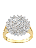 Mogul 18ct Yellow Gold Cluster Diamond Ring