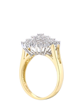 Mogul 18ct Yellow Gold Cluster Diamond Ring