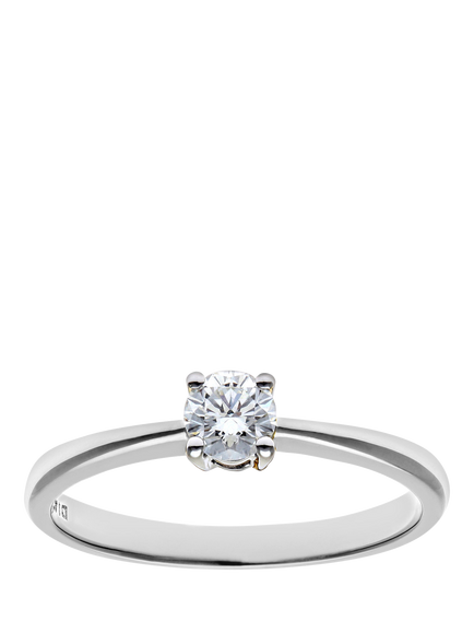 Mogul 18ct White Gold Dimond Engagement Ring, White