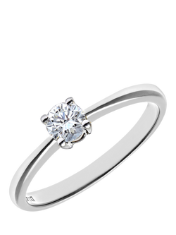 Mogul 18ct White Gold Dimond Engagement Ring - view 2, White