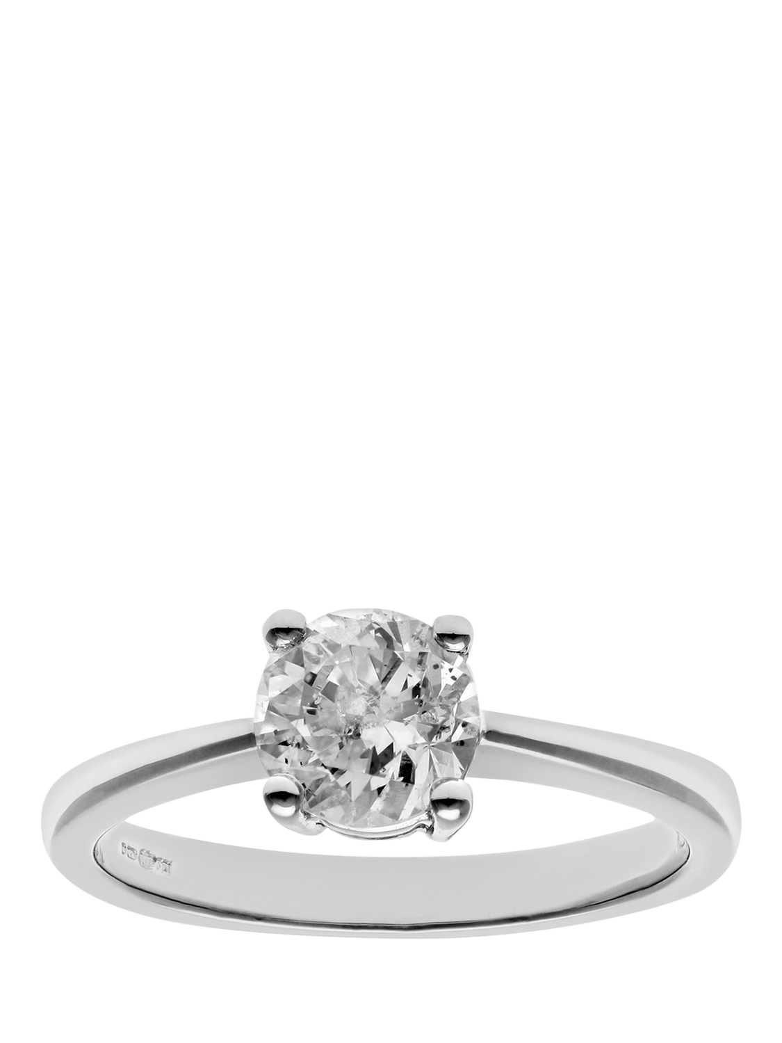 Product image 1 of 5, which shows Mogul 18ct White Gold Diamond Engagement Ring, J