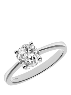 Mogul 18ct White Gold Diamond Engagement Ring - view 2, White