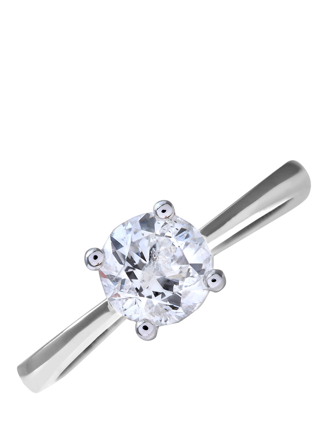 Product image 3 of 5, which shows Mogul 18ct White Gold Diamond Engagement Ring, J