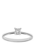 Mogul 18ct White Gold Princess Diamond Engagement Ring