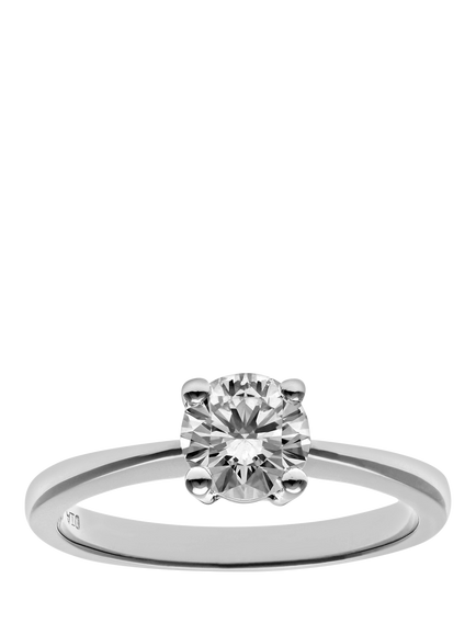 Mogul 18ct White Gold Diamond Engagement Ring, White