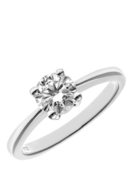 Mogul 18ct White Gold Diamond Engagement Ring - view 2, White