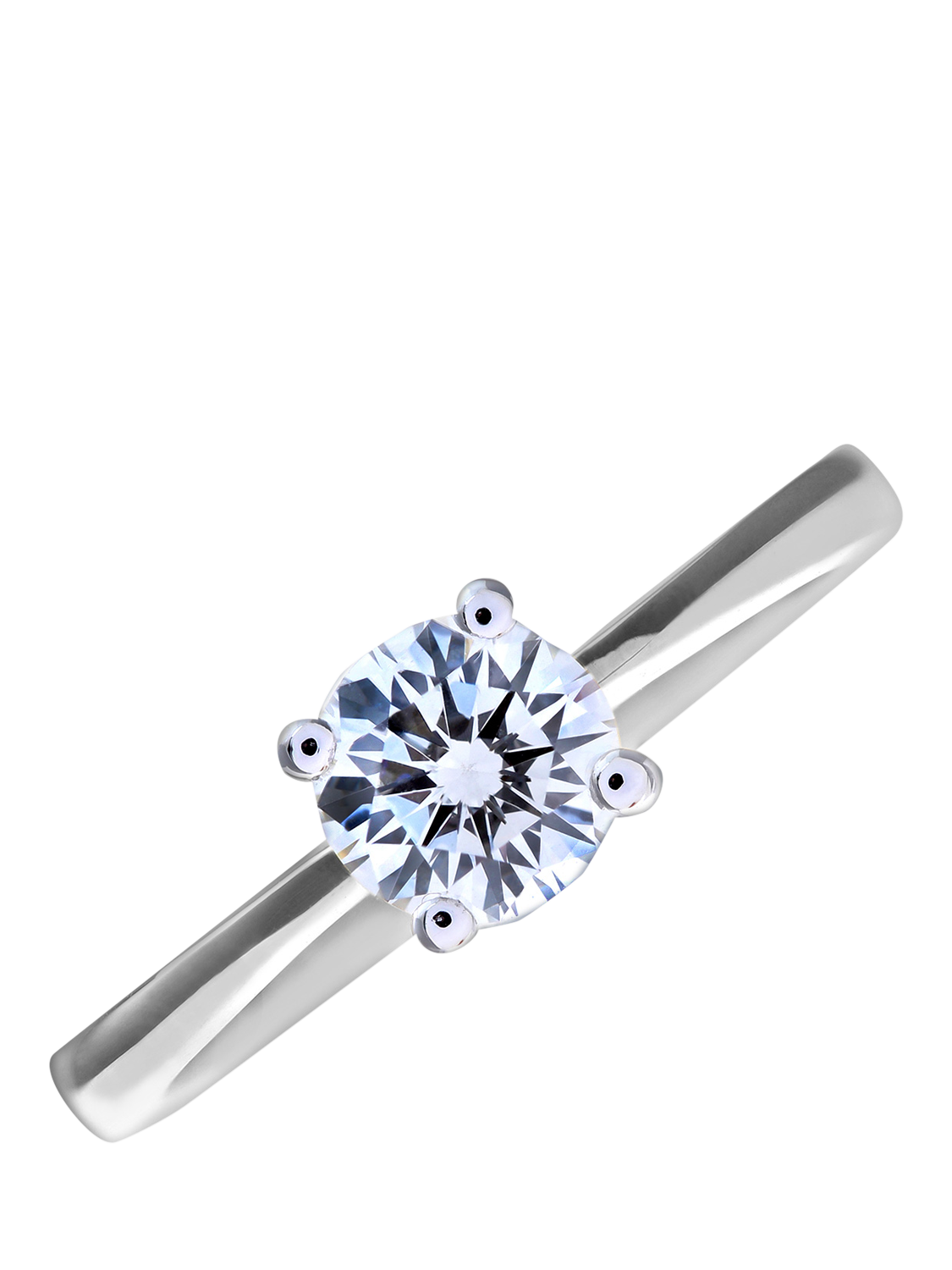 Product image 3 of 5, which shows Mogul 18ct White Gold Diamond Engagement Ring, J