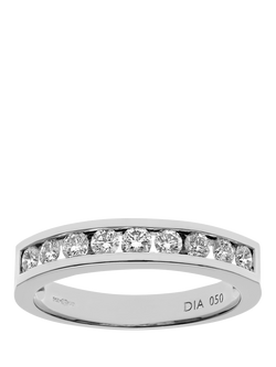 Mogul 18ct White Gold Diamond Eternity Ring, White