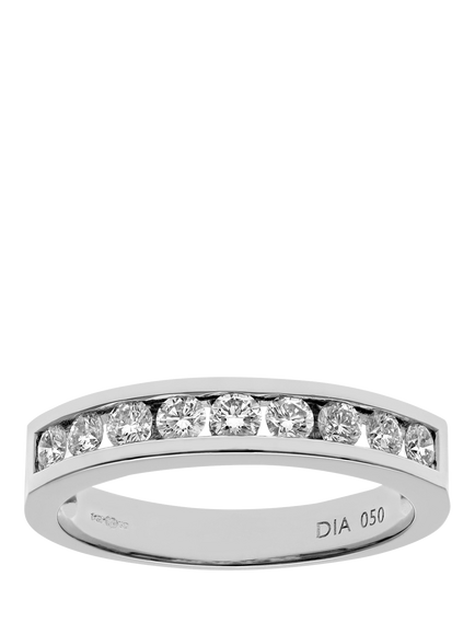 Mogul 18ct White Gold Diamond Eternity Ring, White