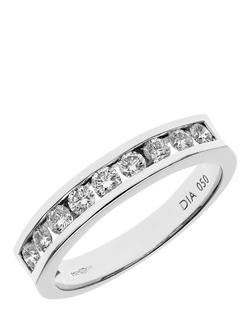 Mogul 18ct White Gold Diamond Eternity Ring - view 2, White