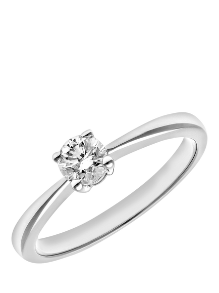 Mogul 18ct White Gold Diamond Engagement Ring - view 2, White