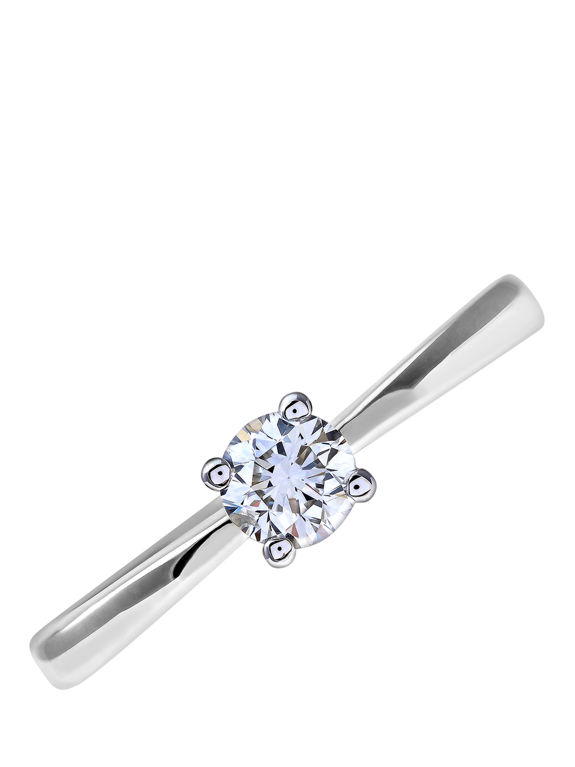 Product image 3 of 5, which shows Mogul 18ct White Gold Diamond Engagement Ring, J