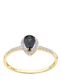 Mogul 18ct Yellow Gold Sapphire and Diamond Ring, Yellow