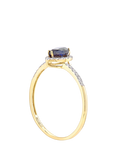 Mogul 18ct Yellow Gold Sapphire and Diamond Ring