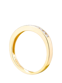 Mogul 9ct Yellow Gold Diamond Eternity Ring - view 2, Yellow