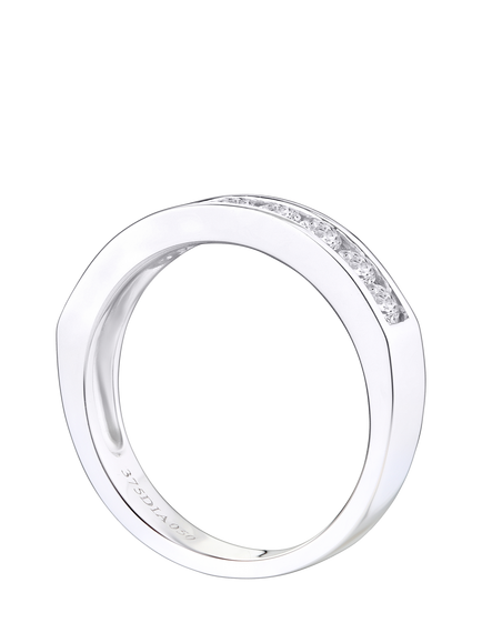 Mogul 9ct White Gold Diamond Eternity Ring - view 2, White Gold
